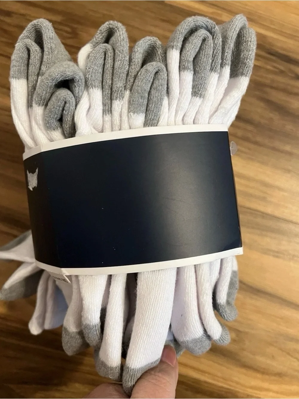 Club Room Men's Quarter Socks, 12 pack, White One Size MSRP $40 Open Pack